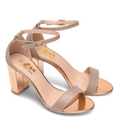 Sandałki damskie Laura Mode QL-139 Szampańskie