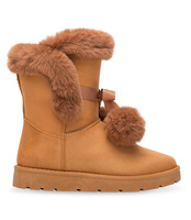 Śniegowce damskie Abloom BM-575 Brązowe