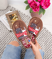 Kapcie damskie Natural Style NS-225 Brązowe