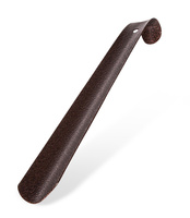 Metalowa łyżka do butów 31 cm Brązowa
