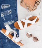 Sandałki damskie Bello Star WS19 Białe