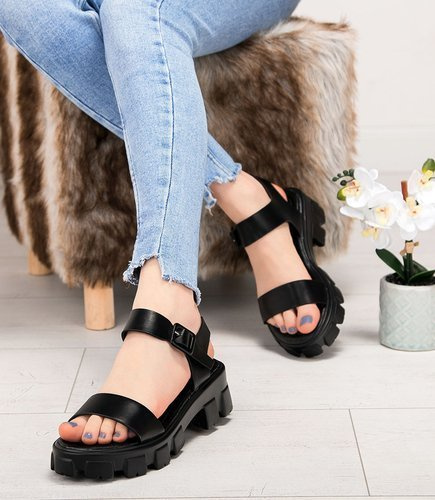 Sandałki damskie Shoesita K-8057 Czarne