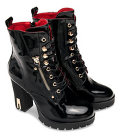 Botki damskie Super Mode 2477 Czarne