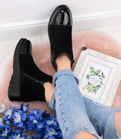 Botki damskie Skotnicki B-3/151 Czarne