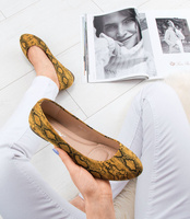 Balerinki damskie Abloom 9988-136 Żółte