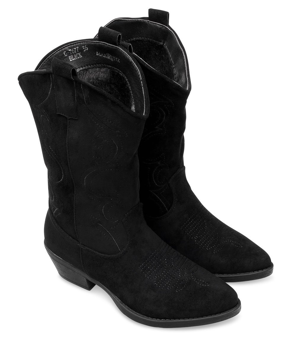 Kowbojki damskie Marquiiz G-7677 Czarne