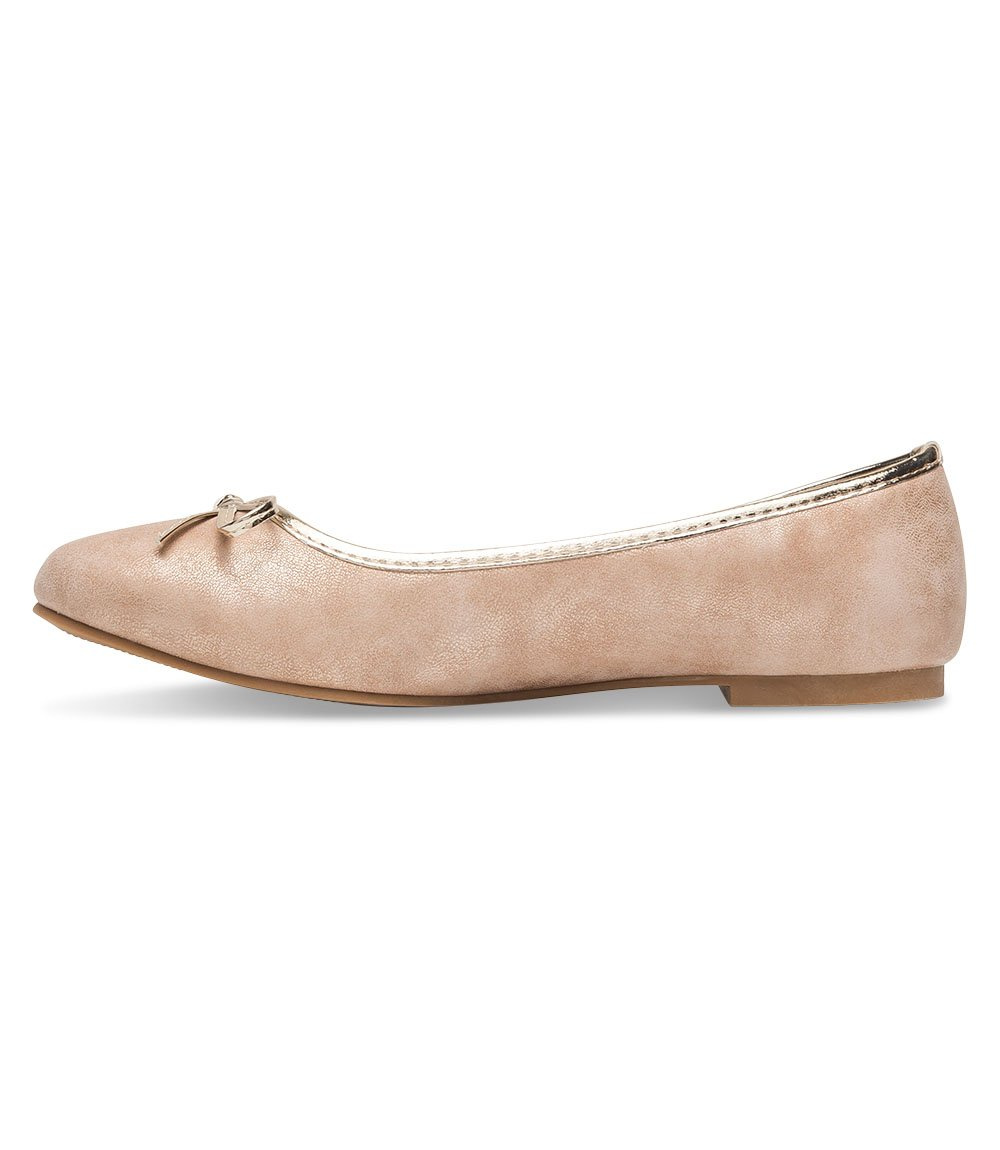 Balerinki damskie American Club LU14/19 Złote