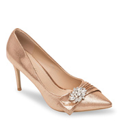 Czółenka damskie Danic K590 Szampańskie