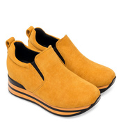 Botki damskie Bestelle RQ203 Żółte