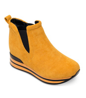 Botki damskie Foreverfolie HQ101 Żółte