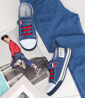 Trampki dziecięce Underline 95B1888 Niebieskie