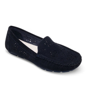 Mokasyny damskie Skotnicki P-3-0583 Granatowe