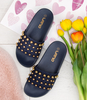 Klapki damskie Lano KL-3-0504 Granatowe