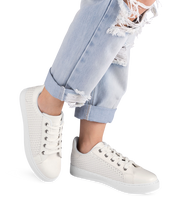 Buty sportowe damskie N/M R219 Białe