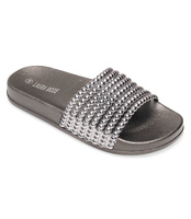 Klapki damskie Laura Mode LS-110 Grafitowe