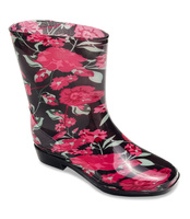 Kalosze damskie Lano ANX-01 Red 3 Flower