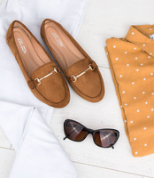 Mokasyny damskie Abloom 9988-128 Brązowe