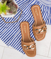 Klapki damskie Sixth Sens RC-111 Brązowe