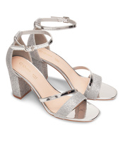 Sandałki damskie Queen Vivi 1-222 Srebrne