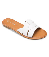 Klapki damskie Abloom SY787 Białe