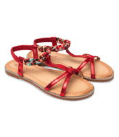 Sandałki damskie Super Mode 1991 Czerwone