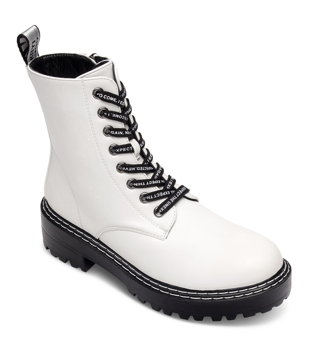 Botki damskie Skotnicki B-3/181 Białe