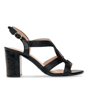 Sandałki damskie Laura Mode QL-118 Czarne