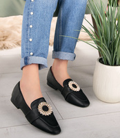 Mokasyny damskie Sixth Sens 888-291 Czarne