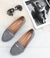 Mokasyny damskie Abloom 9988-121 Szare