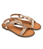 Sandałki damskie Laura Mode F-11 Szampańskie