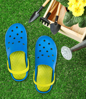 Klapki dziecięce Realpaks F-402 Niebiesko-Zielone