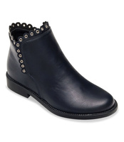 Botki dziewczęce Nest B-2/R50 Granatowe