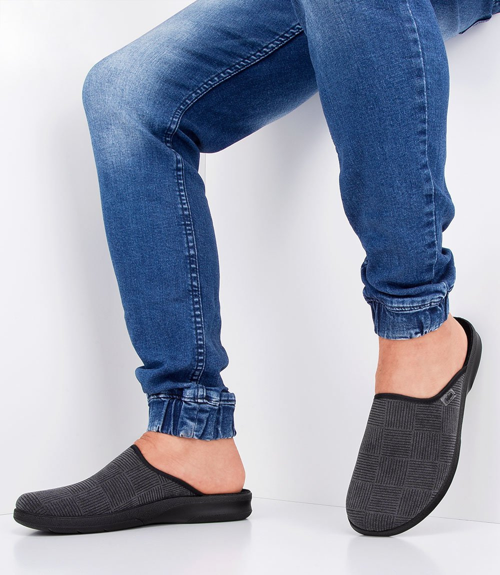 Kapcie męskie Befado 548M014 Szare