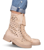 Botki damskie Lady Glory HQ291 Ecru