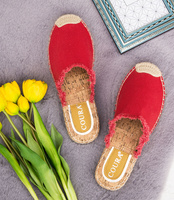 Klapki damskie Coura 4616 Czerwone