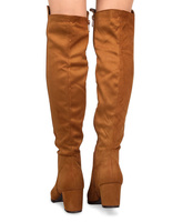 Kozaki damskie Foreverfolie LH71 Brązowe