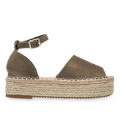 Sandałki damskie Bestelle 100-963 Oliwkowe