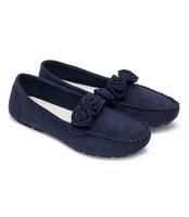 Mokasyny damskie Skotnicki P-3-0582 Granatowe