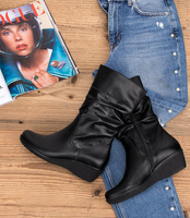 Kozaki damskie Pesco 1493 Czarne