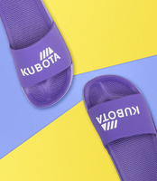 Klapki damskie Kubota Basic KKBB10 Purpurowe