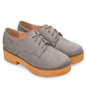 Półbuty damskie Foreverfolie L8218 Szare