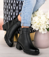 Botki damskie Skotnicki B-3-1354 Czarne