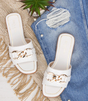 Klapki damskie Sixth Sens RC-111 Białe