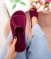 Kapcie damskie Natural Style NS-025 Purpurowe