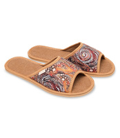 Kapcie damskie Natural Style NS-040 Brązowe