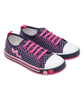 Trampki dziecięce Underline 8C181103 Granat-Róż