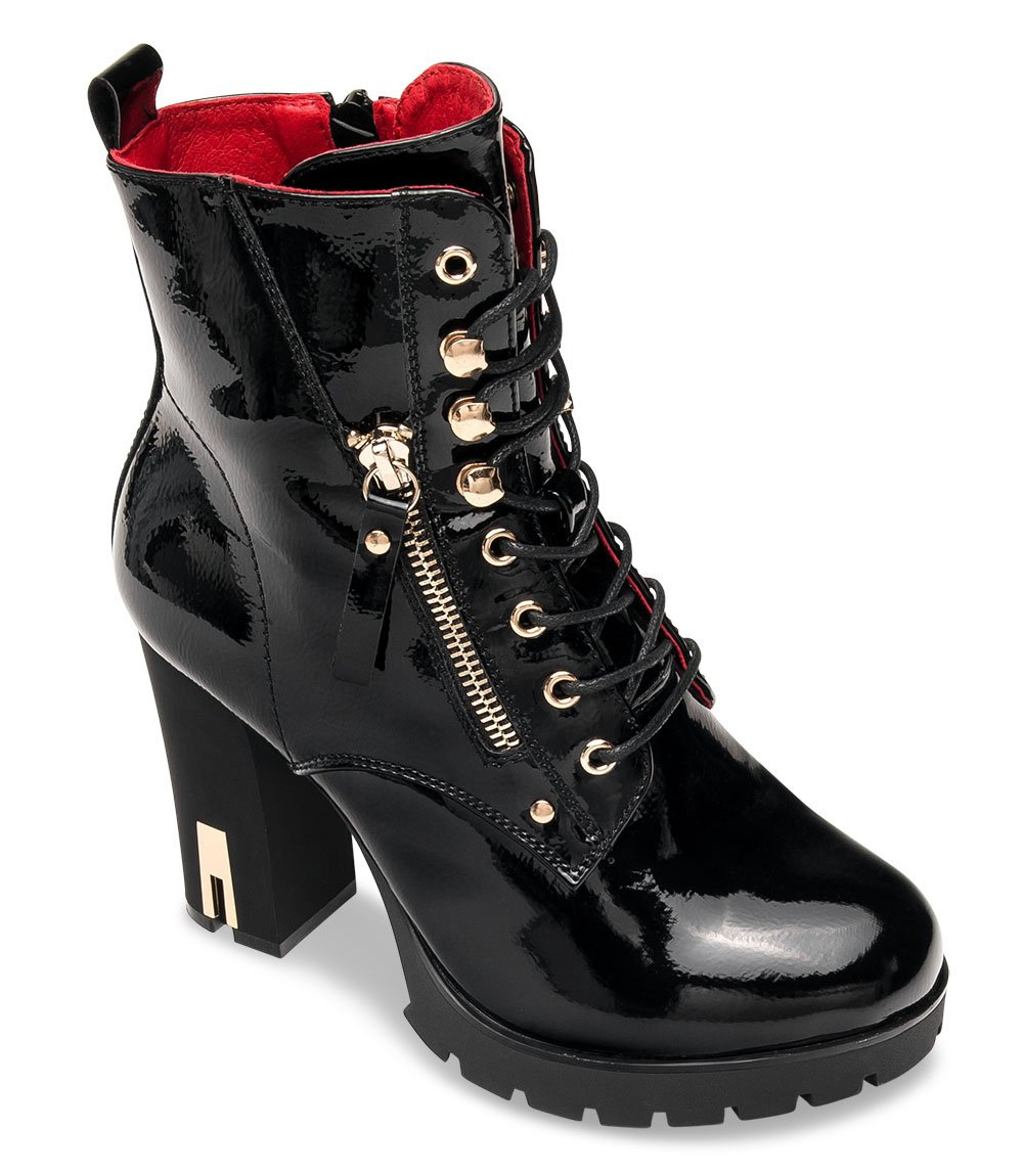 Botki damskie Super Mode 2477 Czarne