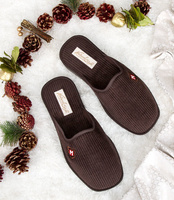 Kapcie męskie Natural Style NS-251 Brązowe