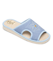 Kapcie damskie Natural Style NS-012 Niebieskie