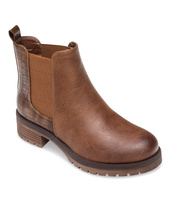 Botki damskie Sixth Sens JW73 Brązowe